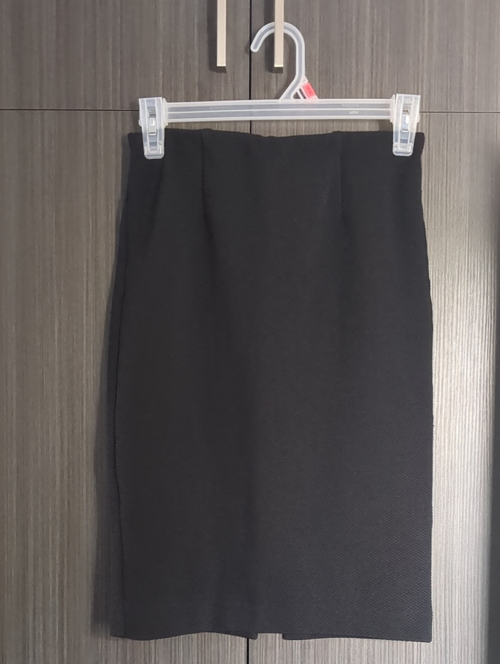 Dynamite Black Textured Pencil Skirt